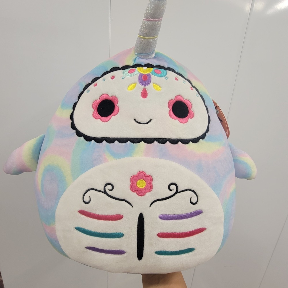 Squishmallow 12" IGOR Day Of The Dead Narwal Halloween 2022- NWT